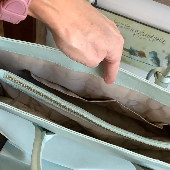 Furla Light Green Tote Bag - Picture 13 of 15